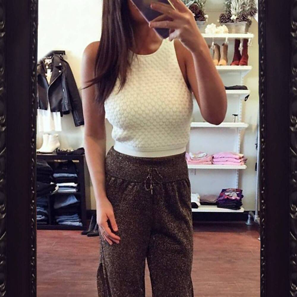 NEW ROSA CHA mirela sweater top in off white